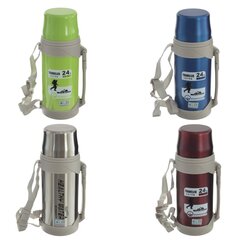 Термос, 800 мл, L14 W10 H27 см, дизайн микс