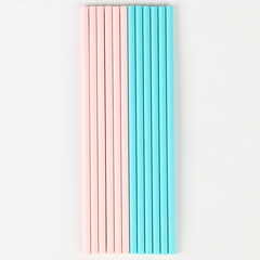 !Трубочки бумажные 24 шт «Гендер»