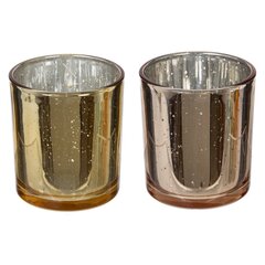 Подсвечник, L7 W7 H8 см, 2в.