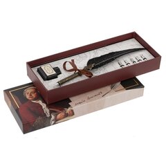 Набор подарочный: ручка перьевая, 5 наконечников, чернильница, Д28 Ш11,5 В3,5 см