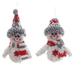 Снеговик подвесной, L11 W4 H15 см, 2в.