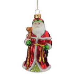 Украшение новогоднее "Дед Мороз, L6,5 W6,5 H13 см