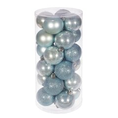 Набор из 24шт, Украшение новогоднее Шар "Нежное сияние", D 6 см, L6 W6 H7 см