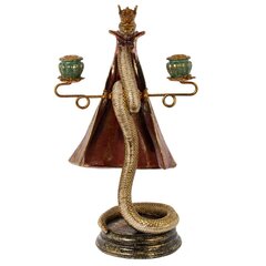 Подсвечник "Змея", D свечи 2,5 см, L28 W20 H49 см