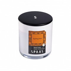 Свеча ароматическая в стакане с алюминиевой крышкой ЭКЗОТИЧЕСКИЕ ФРУКТЫ 9.5х10.5 56ч