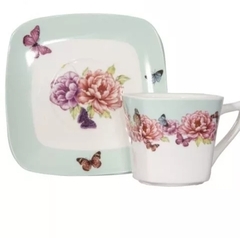 !09 Чайный набор на 2 персоны, 125 мл., цвет салатовый