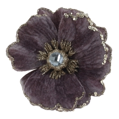 Изделие декоративное "Цветок" (на клипсе), L14 W14 H9 см