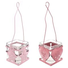 Подсвечник "Звезда/Сердце", D 7 см, L10 W7,5 H25 см