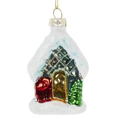 Украшение новогоднее "Домик", L5 W3 H10 см