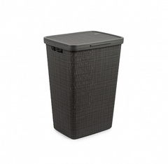 Корзина для белья JUTE 58л темно-серый