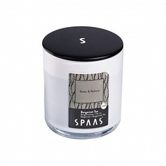 Свеча ароматическая в стакане с алюминиевой крышкой БЕРГАМОТ 9.5х10.5 56ч