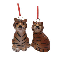 Изделие декоративное подвесное "Тигр",  L5,5 W6,5 H9 см, 2в.