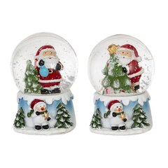 Фигурка декоративная "Дед Мороз" в стекл шаре, L5,5 W5,5 H6 см, 2в.