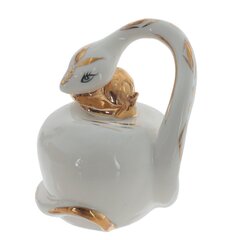 Фигурка декоративная "Змея на яблоке", L6,5 W5,5 H9 см