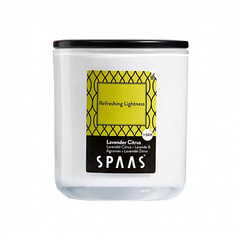 Свеча ароматическая в стакане с алюминиевой крышкой ЛАВАНДА-ЦИТРУС 9.5х10.5 56ч