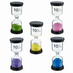 Часы песочные (10 мин.), Д4,5 Ш4,5 В10,5 см, 5в.