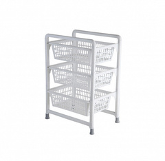 Этажерка 3-х секционная с выдвижными лотками