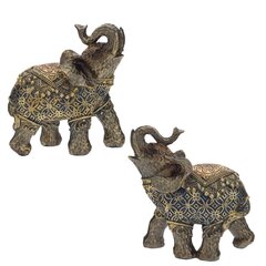 Фигурка декоративная "Слон", L10,5 W5,5 H12,5 см, 1 штука, дизайн микс