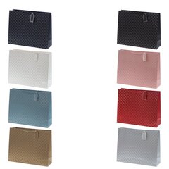 Пакет подарочный (бумага 210г/м2, блок 12шт), L50 W15 H40 см, 8в.