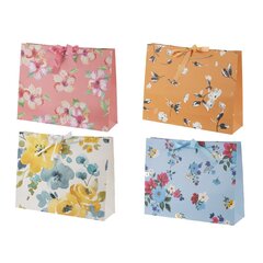 Пакет подарочный (бумага 210г/м2, блок микс 12шт), L38,5 W11 H30 см, 4в.