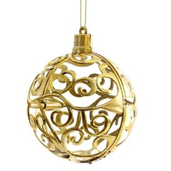 Украшение новогоднее "Шар", D 10 см, L10 W10 H12 см