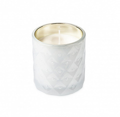 Свеча белая в стакане неароматизированная