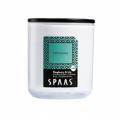 Свеча ароматическая в стакане с алюминиевой крышкой МАЛИНА-ЛИЛИЯ 9.5х10.5 56ч