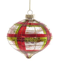 Украшение новогоднее "Капля", L10 W10 H11 см