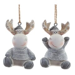 Фигурка декоративная подвесная "Олень",   L4 W4 H5 см, 2в.