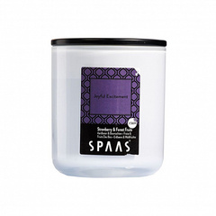 Свеча ароматическая в стакане с алюминиевой крышкой КЛУБНИКА-ЛЕСНЫЕ ЯГОДЫ 9.5х10.5 56ч