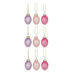 Набор из 9-ти изделий декоративных подвесных "Яйцо пасхальное" (3*5,5), L10 W16 H3,5 см