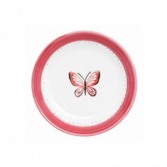 Тарелка обеденная SUMMER JOY RED 24см