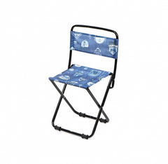 Стул со спинкой походный складной джинс