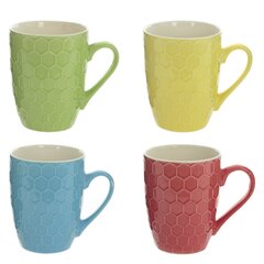 Кружка 400 мл, L11 W8 H10,5 см,цвет микс