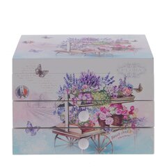 Шкатулка для украшений музыкальная, Д17 Ш12,5 В13 см