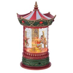 Изделие декоративное "Карусель" (подсвет, муз, вьюга, движ, 3хААА н/п + USB), L16 W14 H25 см