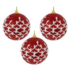 Набор из 3шт Украшение новогоднее "Шар", D 8 см, L23,5 W8 H8 см