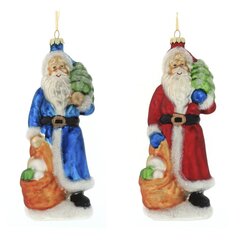 Украшение новогоднее "Дед Мороз",  L8 W8 H19 см, 2в.