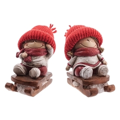 Фигурка декоративная "Ребенок", L10 W7 H9 см, 2в.