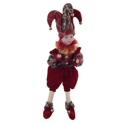 Игрушка набивная "Клоун" (муз, движ), L14 W10 H46 см (полка 22 см.)