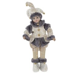 Игрушка набивная "Клоун" (муз, движ), L17 W13 H47 см