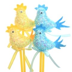 Набор из 2-х изделий декоративных (вставка) "Петушок" (8*3,5*6), L15 W4 H30 см