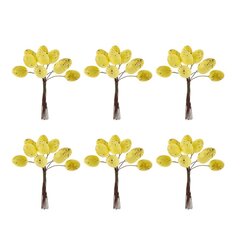 Набор из 6-ти изделий декоративных "Яйца пасхальные", L17 W3 H18/10 см