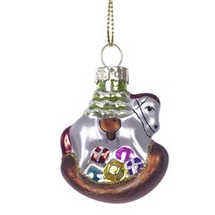 Украшение новогоднее "Лошадка-качалка", L4 W2 H6 см