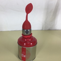 !Набор для чая 4 предмета (банка для чая/2 шт/+сито для заварки/2 шт/) цвет микс