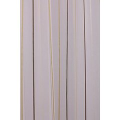 !Тюль «Антония», размер 300 х 280 см, цвет беж-коричневый в полоску на шторной ленте 1 шт в упаковке