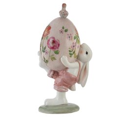 Фигурка декоративная "Заяц с яйцом", L11 W7,5 H20 см