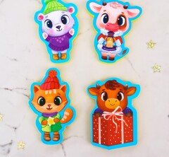 !09 Набор игрушек для ванны - 4 штуки