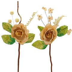 Цветок искусственный "Роза", L12 W9 H38 см, 2в.