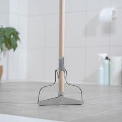 !09 Тряпкодержатель, деревянная ручка, 19×2×122 см